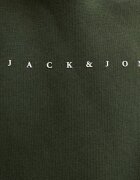 JACK&JONES Jjestar JJ Sweat Hood Noos JNR Green