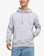 JACK&JONES Jjester Basic Sweat Hood Noos Light Grey Melange