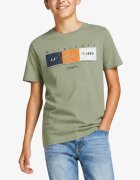 JACK&JONES Jorbrady Tee Ss Crew Neck Sn Jnr Oil Green