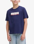 JACK&JONES Jorinwood Block Brend Tee Ss Cn Noos Jnr Ocean Cavern