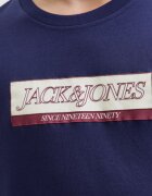 JACK&JONES Jorinwood Block Brend Tee Ss Cn Noos Jnr Ocean Cavern