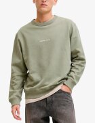 JACK&JONES Jornorrebro Emb Sweat Crew Noos Seagrass