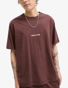 JACK&JONES Jornorrebro EMB Tee SS Crew Neck Noos Red