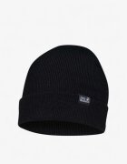 Jack Wolfskin Ribbed Beanie Black