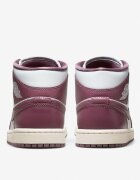 Nike Air Jordan 1 Mid Shoes Mauve/White