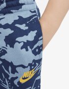 Nike Club Camo Fleece Pants Blue