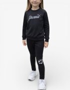 Puma Class Act Crew And Leggings Fleece Set Black