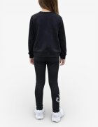 Puma Class Act Crew And Leggings Fleece Set Black