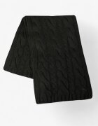 Puma Dave Cable Knit Scarf Black
