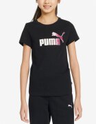 Puma Essentials Bleach Logo Tee Black