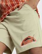 Puma Essentials+ Street Art Graphic Shorts Beige