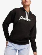 Puma Essetials+ Script Hoodie Black