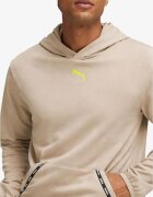 Puma Fit Taped PowerFleece Lite Hoodie Beige