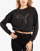 Puma Nova Shine Pull Over Sweatshirt Black