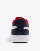 Puma Smash 3.0 Leather Jr Navy/Red