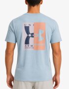 Under Armour Live Evol Logo Ss Tee Blue