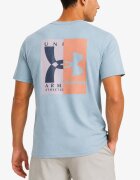 Under Armour Live Evol Logo Ss Tee Blue