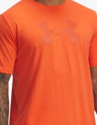 Under Armour Reflective Big Logo Ss Tee Orange