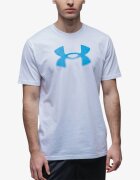 Under Armour Reflective Big Logo Ss Tee White/Blue