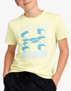 Under Armour Split Big Logo Tee Yellow