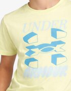 Under Armour Split Big Logo Tee Yellow