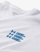 Under Armour Triple Stack Logo Ss Tee White