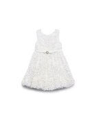 Abel & Lula Rochie eleganta fete - - floral - alb - poliester