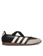 adidas Балеринки HQ7401 - Черни - Естествена кожа