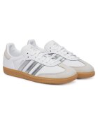 adidas Дамски кецове - естествена кожа - бели - удобни