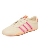 adidas Дамски кецове - естествена кожа - бежови - текстил