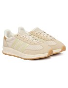 adidas Дамски кецове - естествена кожа - бежови - удобни