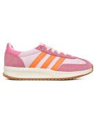 adidas Дамски кецове - естествена кожа - розов - текстил