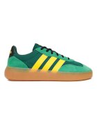 adidas Дамски кецове естествена кожа - зелен/жълт