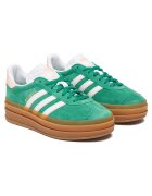 adidas Дамски кецове - естествена кожа - зелени - платформа