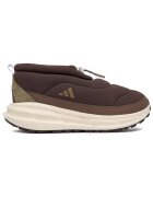 adidas дамски текстилни маратонки - тип slip-on с ластични връзки и стопер - кафяви
