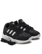 adidas Детски маратонки - Falcon El C - унисекс - черно-бели - екологична кожа