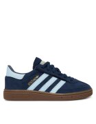 adidas Детски спортни обувки - естествена кожа - велкро - тъмносини