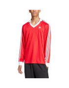 adidas Мъжка спортна тениска - Adicolor Pique - червена