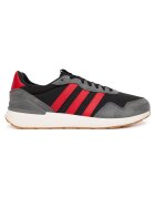 adidas Мъжки кецове - естествена кожа - черно/сиво/оранжево