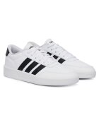 adidas Мъжки спортни обувки - екологична кожа - бял/черен