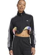 adidas Originals Късо спортно яке с дипли - Бял/Черен