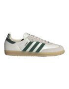 adidas Originals Кожени маратонки Samba с велур - Бял/Зелен