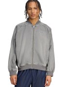adidas Originals Памучен суитшърт с цип и паднали ръкави