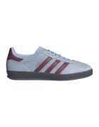 adidas Originals Спортни обувки Gazelle Indoor от велур с лого - Червен/Пастелносин/Черен