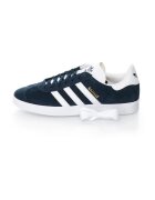 adidas Originals Спортни обувки Gazelle от велур - Бял/Тъмносин
