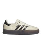 adidas Originals Спортни обувки Samba от кожа и велур - Слонова кост/Черен