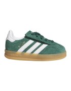 adidas Originals Велурени спортни обувки Gazelle Indoor - Бял/Зелен