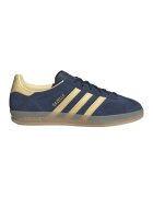 adidas Originals Велурени спортни обувки Gazelle - Тъмносин/Шафраново жълто/Карамел