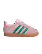 adidas Originals Велурени спортни обувки Gazelle - Зелен/Прашно розово