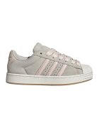 adidas Originals Велурени спортни обувки Superstar - Светло сив/Пастелнорозов/Карамел